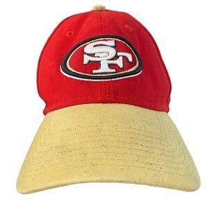 New Era NFL Football San Francisco 49ers Red Gold Baseball Cap